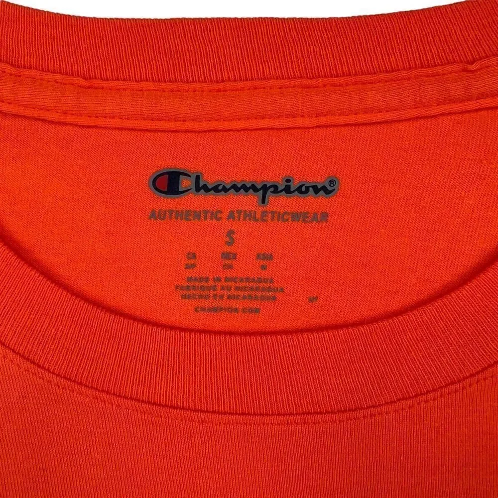 New Champion Men US S, XL Orange T-Shirt NHL Philadelphia Flyers Crewneck Tee - Picture 7 of 11